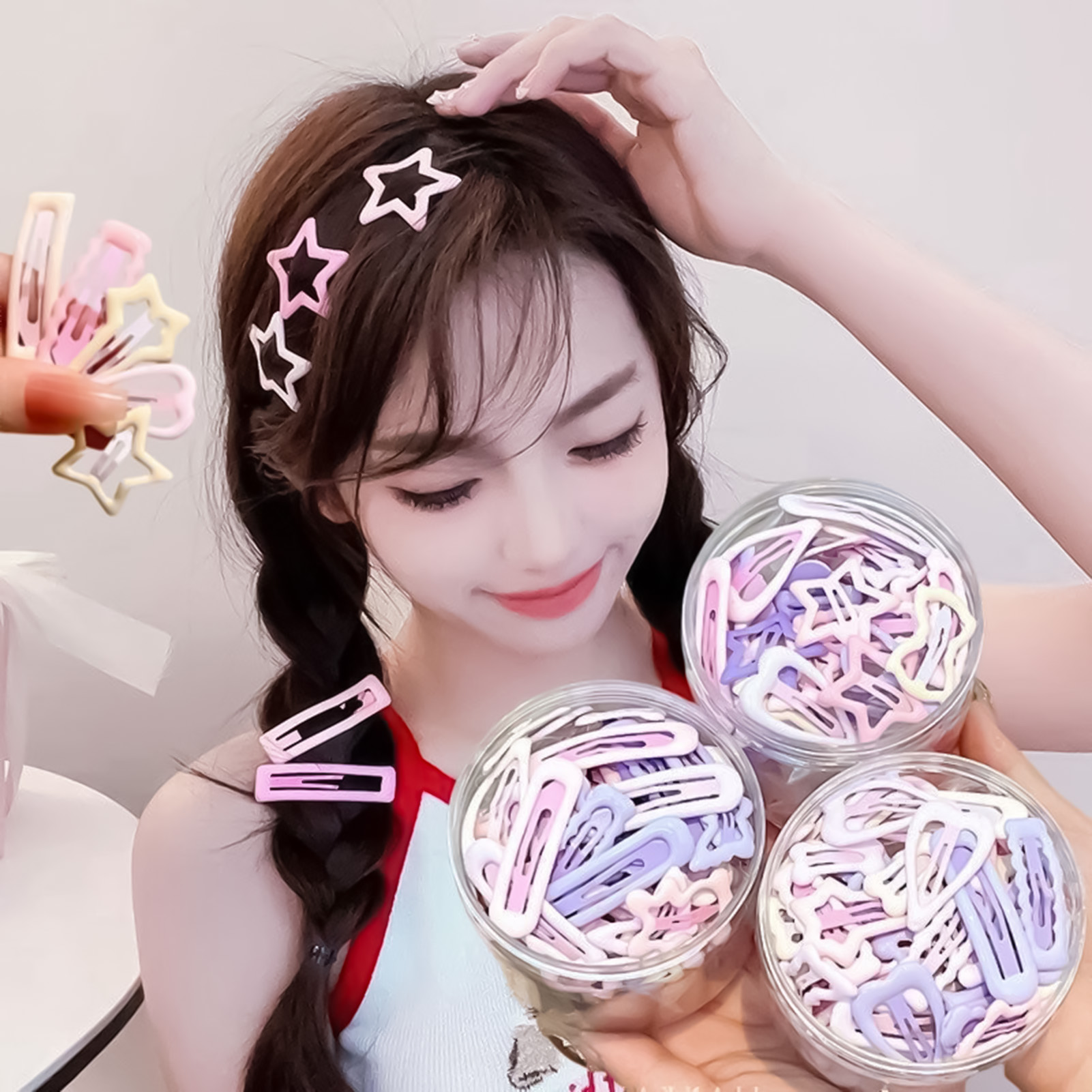 Korean Lifestyle & Kids Boutique Photos - Набор из 3 заколок для волос