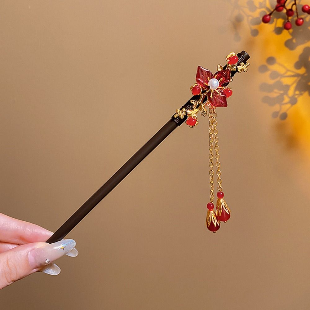 Hanbok Hair Pin - Классическая деревянная заколка для волос с