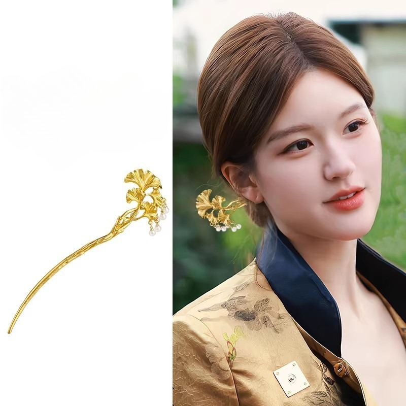 1 шт. Элегантная золотая закол – обзор и цена Hanbok Hair Pin