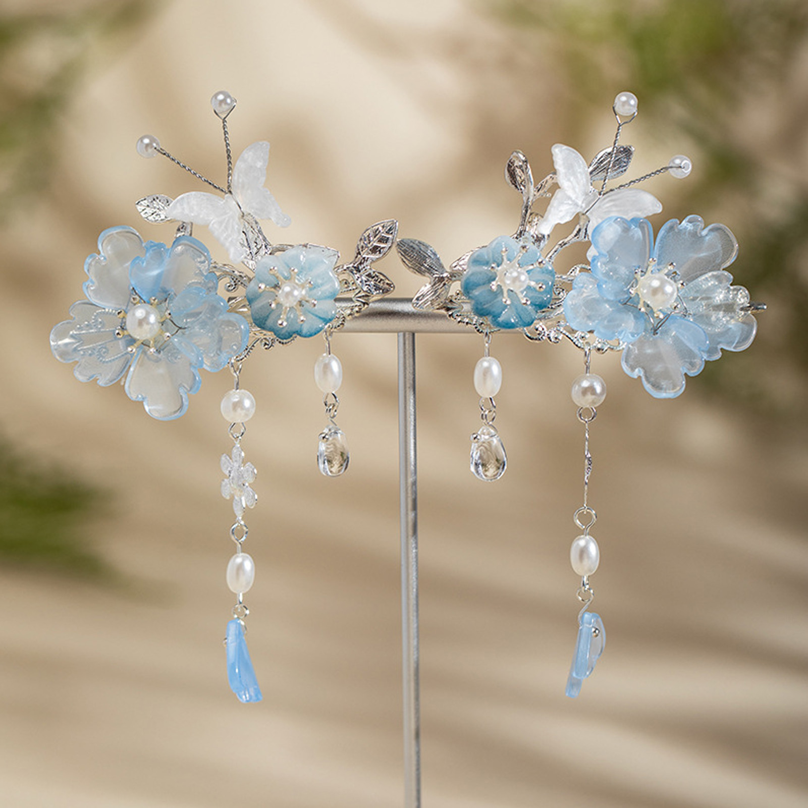 2 шт. Романтические синие зако – обзор и цена Hanbok Hair Pin